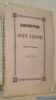 Archives de la Société d’Histoire du Canton de Fribourg. Tome I, quatrième cahier.. 