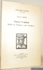 Numeri Vergiliani Studies in Eclogues and Georgies. Collection Latomus Vol. LXIII.. Brown, Edwin L.