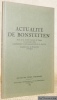 Actualité de Bonstetten. Actes de la sixième Journée de Coppet (4 septembre 1982) commémorant le cent-cinquantenaire de la mort de Charles-Victor de ...