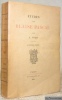 Etudes sur Blaise Pascal. Quatrième édition.. Vinet, Alexandre.