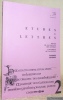 Etudes de Lettres. Revue de la Faculté des Lettres. Etudes latines. Université de Lausanne. Avril - Juin 1991.. 