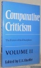 Comparative Criticism. The Future of the Disciplines. Volume II.. SHAFFER, E. S.