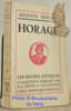 Horace. Collection Les Heures Antique, dirig&eacute;e par Jean Bever et Paul Vinson, n.&deg; 3 / III.. DUPOUY, Auguste.