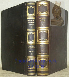 Collection intégrale et universelle des orateurs sacrés. Publiée par l’Abbé Migne. Tomes 6 et 7. 2 Volumes. Tome 6: Sanault - Panégyriques choisis. - ...