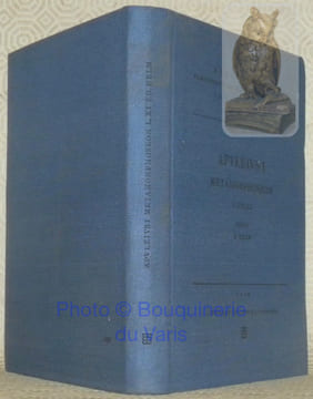 Apulei Platonici Madaurensis. Opera quae supersunt Vol. I. Metamorphoseon Libri XI. Edidit Rudolfus Helm. Editio stereotypa editionis tertiae MCMXXXI, ...