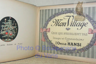 Mon village. Ceux qui n’oublient pas. Images et commentaires par l’Oncle Hansi.. HANSI.