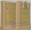 Oeuvres complètes. Traduction nouvelle avec une introduction et des notes par Eugène Talbot. Tome premier et  tome second. Sixième édition. Collection ...