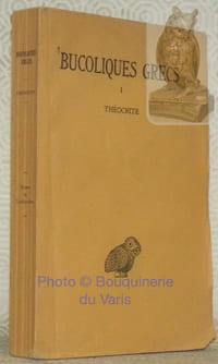 Bucoliques Grecs. Tome I. Texte établi et traduit par Ph.-E. Legrand. Cinquième édition. Collection des Universités de France, publiée sous le patronage de l’Association Guillaume Budé.