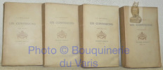 Les Confessions. Avec une préface de Marc-Monnier. Treize Eaux-fortes par Ed. Hédouin. 4 Volumes complets.. Rousseau, Jean-Jacques.
