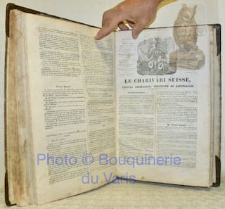 Nouveau Charivari Politique Vaudois paraissant une fois par mois. 1e Livraison (Avril 1839) - 3 - 4 - 5 - 6 - 7 - 8 - 9 - 10 Décembre 1839 (non ...
