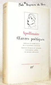 Oeuvres poétiques. Préface par André Billy. Texte établi, présenté et annoté par Marcel Adéma et Michel Décaudin. Collection Bibliothèque de la Pléiade, n.° 121.