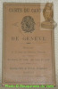 Carte du Canton de Genève. Réduction de la carte du Général Dufour au 1/50000.. 