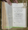 Du contract social; ou principes du droit politique. Relié avec: Discours qui a remporté le prix a l’Académie de Dijon, en l’année 1750, sur cette ...