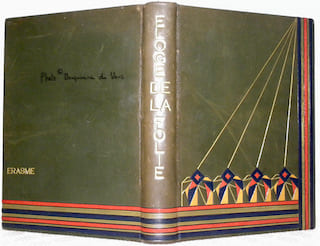 Eloge de la folie. Nouvellement traduit du latin par Pierre de Nolhac. Images coloriées de Chas-Laborde.. ERASME.