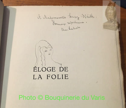 Eloge de la folie. Nouvellement traduit du latin par Pierre de Nolhac. Images coloriées de Chas-Laborde.. ERASME.