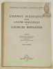 L'esprit d'enfance dans l'oeuvre romanesque de Georges Bernanos. Thèse.. BRIDEL, Yves.