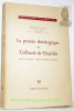 La pensée théologique de Teilhard de Chardin. Suivi de “Mystiques”, inédit de Teilhard de Chardin.. Crespy, Georges.