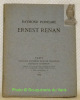 Ernest Renan.. Poincaré, Raymond.
