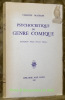 Psychocritiques du genre comique. Aristophane, Plaute, Térence, Molière.. Mauron, Charles.