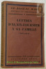 Lettres d'Alain-Fournier à a famille (1905-1914). Avant-propos d’Isabelle Rivière. Collection Le Roseau d’Or, oeuvres et chroniques, 8. Quatrième ...