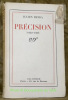 Précision (1930-1937).. BENDA, Julien.