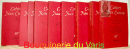 Cahiers Jean Cocteau 1, 2, 3, 4, 5, 6, 8, 9 et 10 - manque le 7. 4. Raymond Radiguet - Jean Cocteau. 5. Jean Cocteau et son théâtre. 6. La poésie. 8. ...