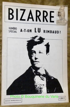 Bizarre. Revue trimestrielle. N° 21/22. A-t-on lu Rimbaud.. undefined