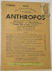 Anthropos. Revue internationale d’ethnologie. Internationale Zeitschrift für Völker und Sprachenkunde. Band 35-36 1940-41. Heft 4-6.. 
