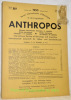 Anthropos. Revue internationale d’ethnologie. Internationale Zeitschrift für Völker und Sprachenkunde. Band 45, 1950. Heft 1-3.. 
