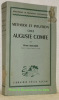 Méthode et intuition chez Auguste Comte. Collection Bibliothèque de Philosophie Contemporaine.. DUCASSE, Pierre.