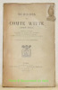 Mémoires du comte Witte (1849-1915), premier ministre, président du Comité des finances, membre du Conseil de l'Empire, secrétaire d'État de S. M. ...