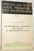 Die persönliche Aussprache mit Jugen im Sekundarschulalter. Arbeiten zur Psychologie, Pädagogik und Heilpädagogik Band13.. Senn, Ignaz.