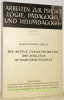 Die Aktive Verantwortung des Zöglings im Mädcheninternat. Arbeiten zur Psychologie, Pädagogik und Heilpädagogik Band 20.. Amrein, Maria Winfrid.