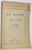 La raison et la vue. Collection Bibliothèque de Philosophie Contemporaine.. GRANDJEAN, Frank.