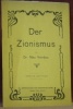 Der Zionismus. Zweite Auflage.. NORDAU, Max.