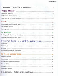 KARTING LES SECRETS DE LA COURSE
Historique - Technique - Pilotage - Sponsors