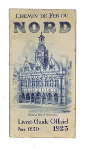 CHEMIN DE FER DU NORD. LIVRET-GUIDE OFFICIEL 1923