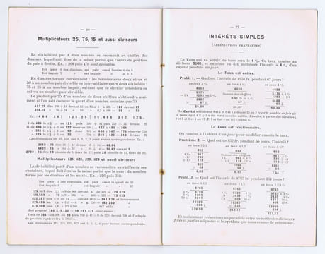 STÉNARITHMIE-RICHARD - Art de calculer aussi vite que la pensée apprise sans maître en quelques heures.. RICHARD L.