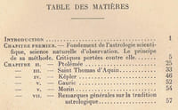 LES PRÉCURSEURS DE L'ASTROLOGIE SCIENTIFIQUE ET LA TRADITION (Ptolémée, Saint Thomas d'Aquin et Képler)