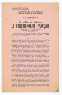 CE PELÉ... CE GALEUX... LE FONCTIONNAIRE FRANÇAIS.