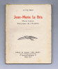 JEAN-MARIE LE BRIS Marin breton Précurseur de l'aviation.. PESLIN Ch.-Yves. Lettre-préface du Contre-Amiral AUBERT.