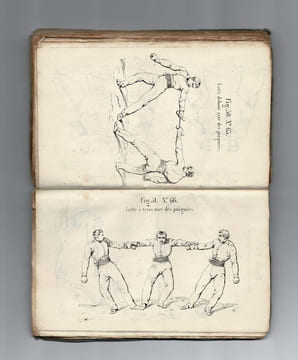 Extrait de l'instruction pour l'enseignement de la gymnastique dans les corps de troupes et les établissements militaires précédé du Livret de ...