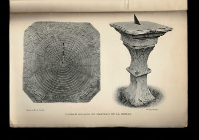 Mélanges : ANCIENNE ÉGLISE ROMANE DE CADIOT - NOUVEAU POT À CHÂTAIGNES EN BRONZE. LE CADRAN SOLAIRE DU CHÂTEAU DE LA REILLE.