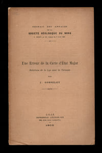 UNE ERREUR DE LA CARTE D'ÉTAT MAJOR - RELATIONS DE LA LYS AVEC LA TERNOISE.