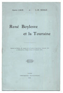 RENÉ  BOYLESVE  ET  LA  TOURAINE.