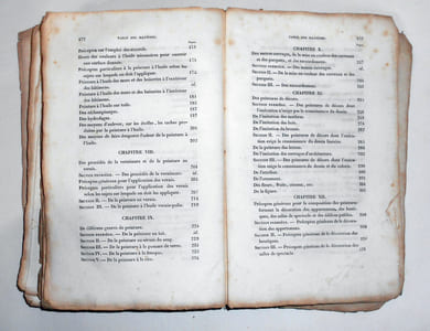 TRAITÉ COMPLET, THÉORIQUE ET PRATIQUE DE LA PEINTURE EN BATIMENS, de la vitrerie, de la dorure, de la tenture de papiers; à l'usage des entrepreneurs de batimens, des architectes, des propriétaires, des amateurs et des ouvriers. Seconde édition.