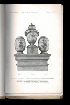 LES POTS DE PHARMACIE – Leurs inscriptions présentées sous forme de dictionnaire. Avec 14 planches. Dr DORVEAUX Paul