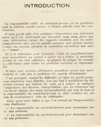 LA RESPONSABILITÉ CIVILE DU MARÉCHAL-FERRANT