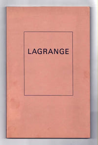 LES PEINTURES DE LAGRANGE