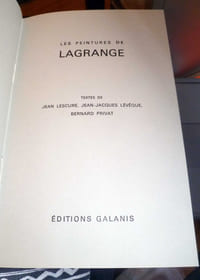 LES PEINTURES DE LAGRANGE